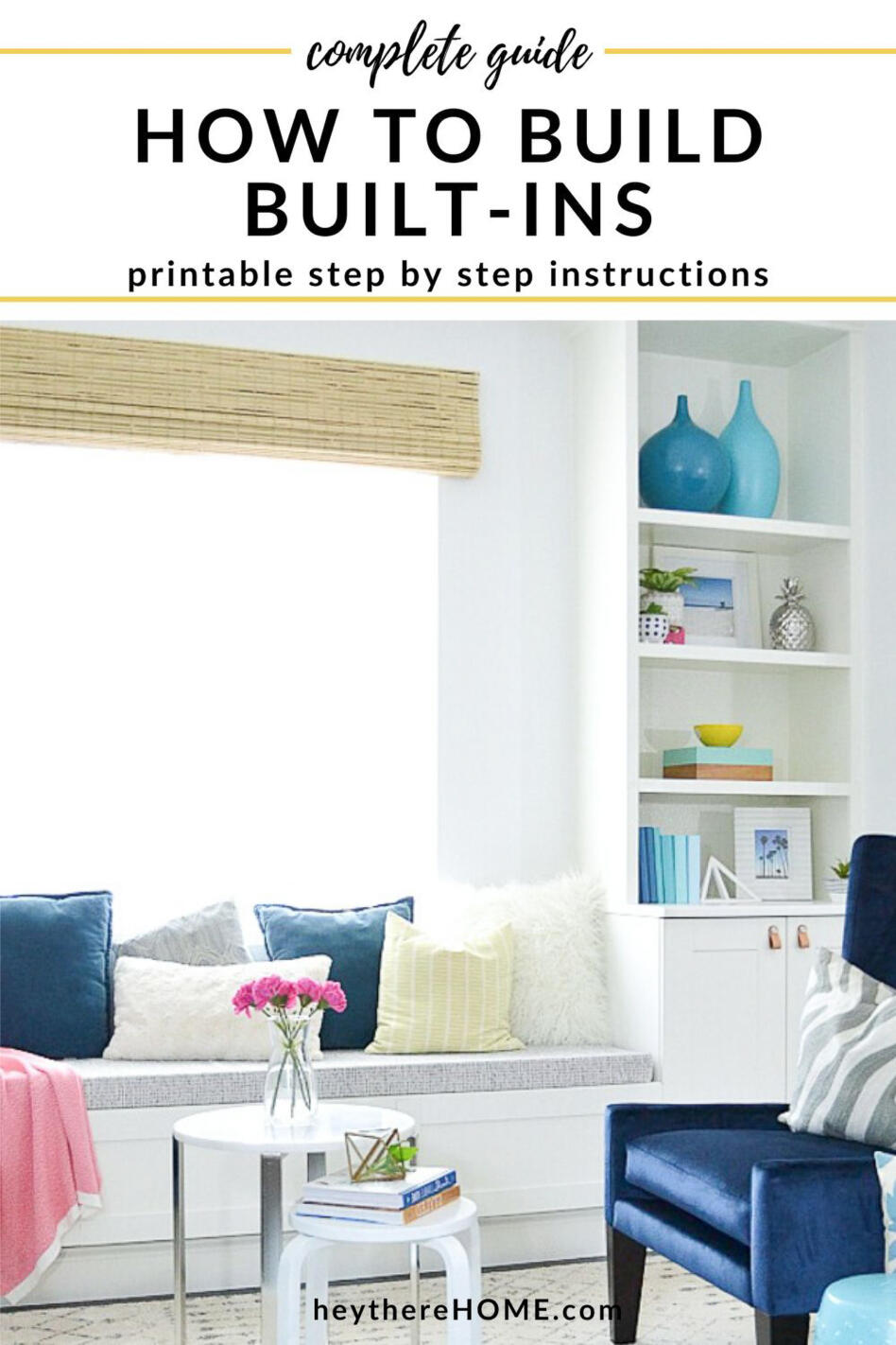 How to Build Built-ins with a Bench Seat - Step By Step