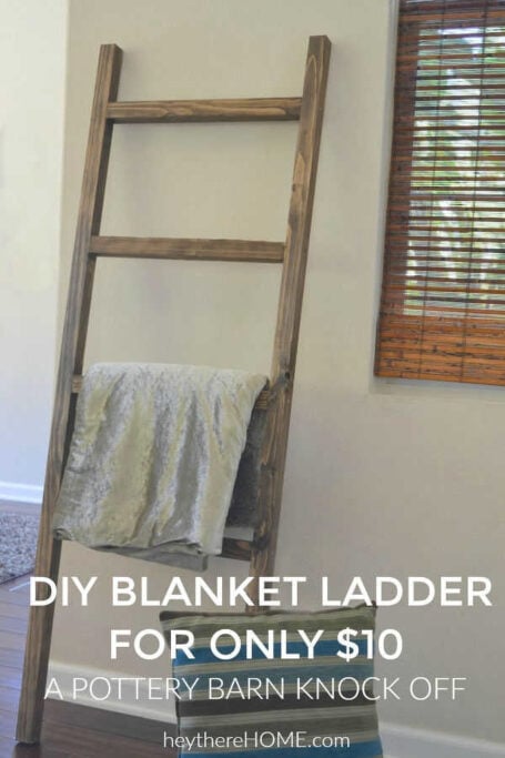 diy blanket ladder plans