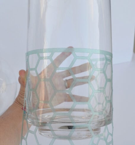 dollar store textured vases diy