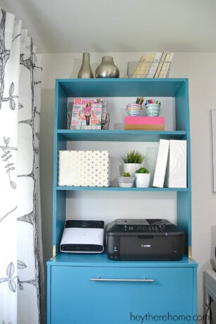 DIY Office Shelves