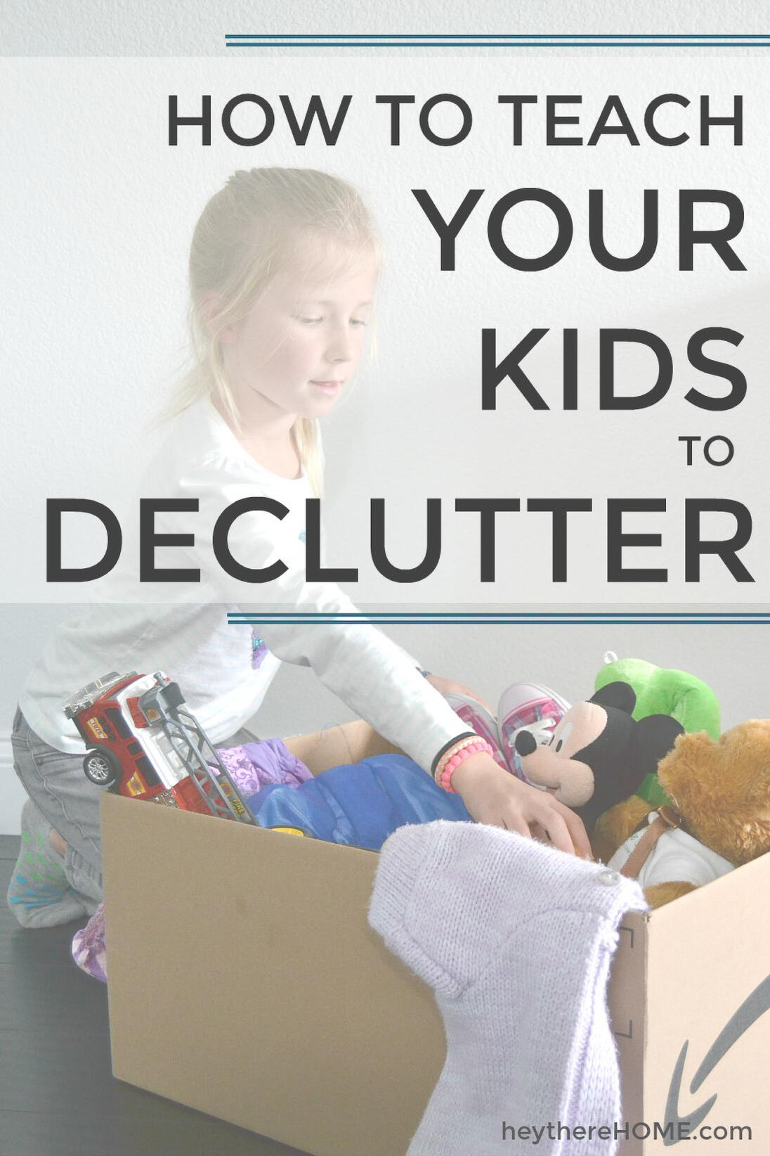 Kid's Room Organization: How to Teach Your Kids to Declutter