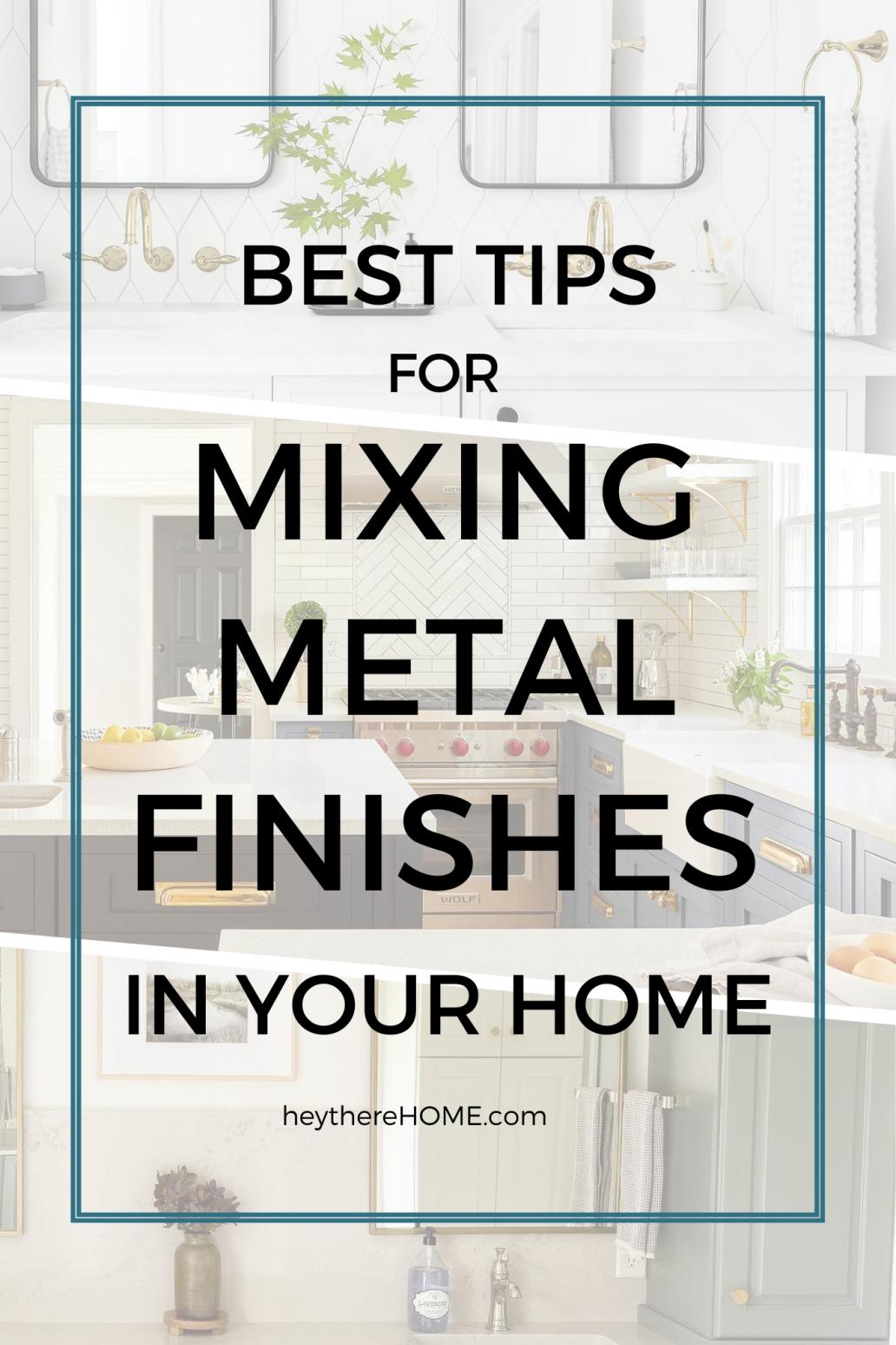 Mixed Metals In Decor - 3 Easy Steps For Getting It Right