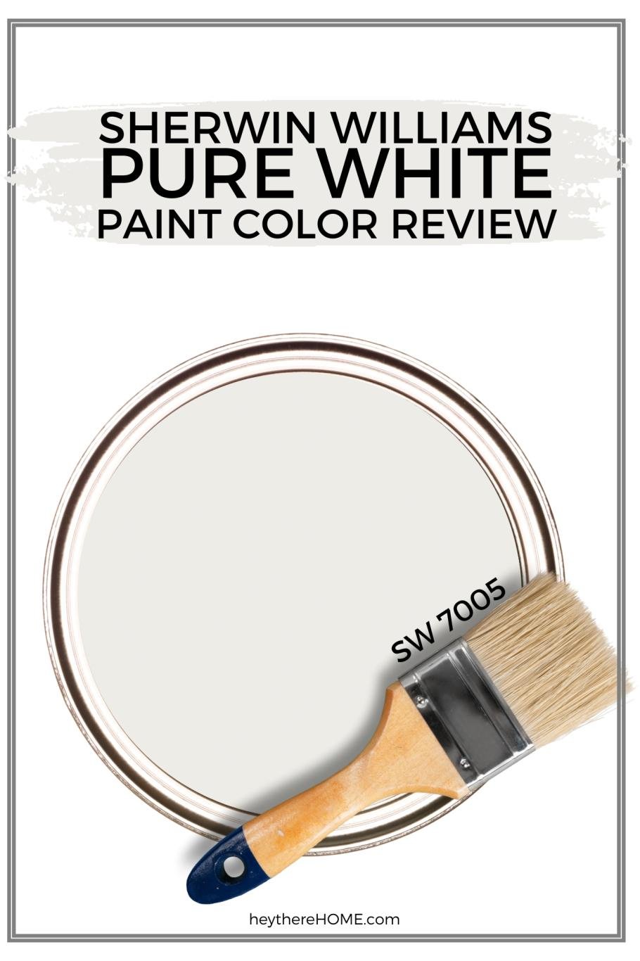 Sherwin Williams Pure White Paint Color Review
