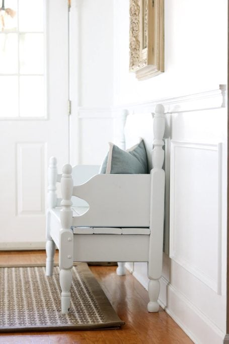 Extra White wainscotting