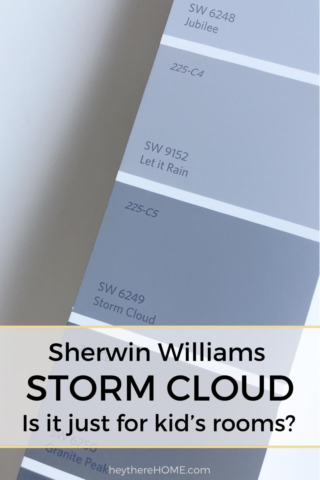 What To Know About Sherwin Williams Storm Cloud BlueGray Paint Color