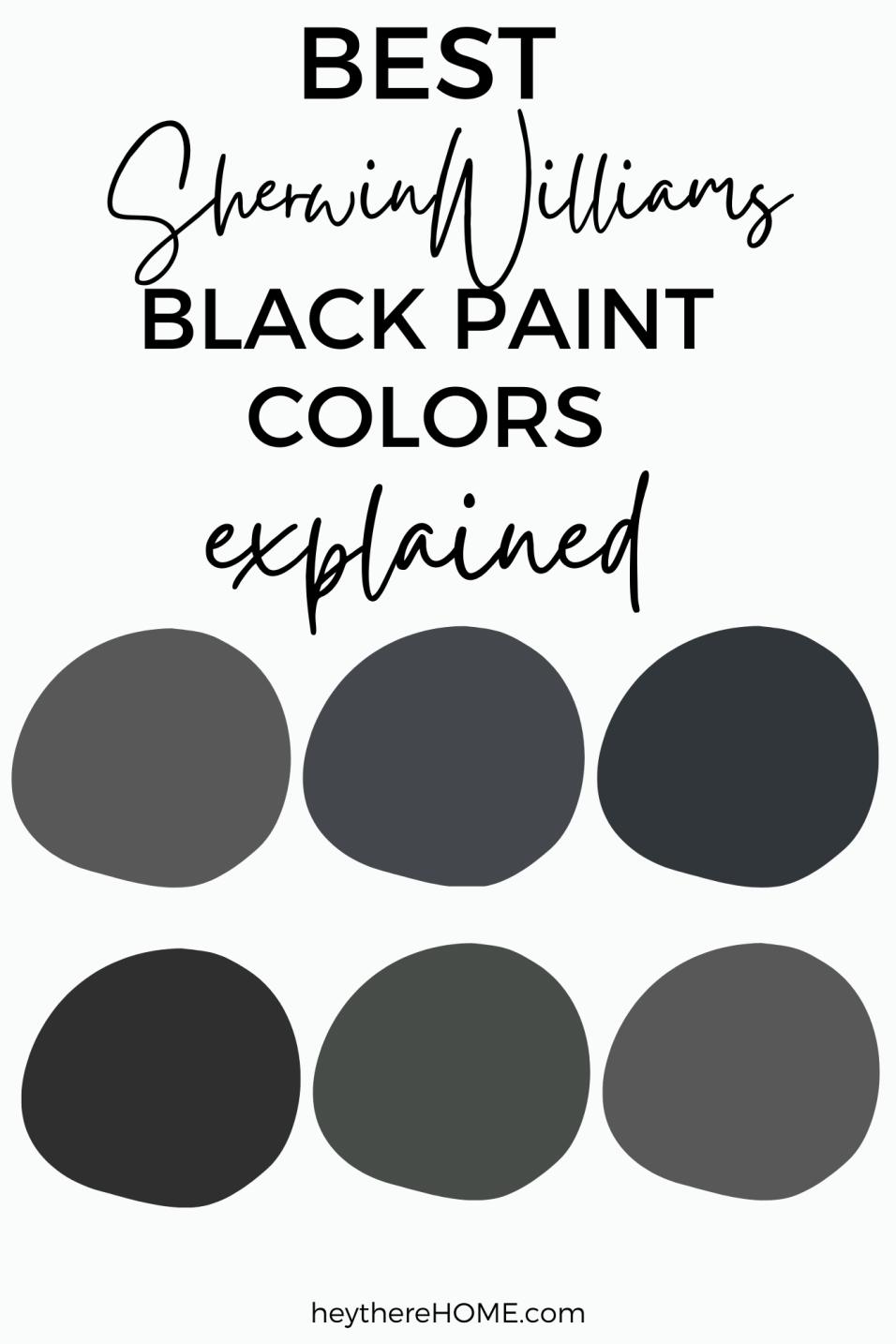 7 Popular Black Paint Colors For Your Home
