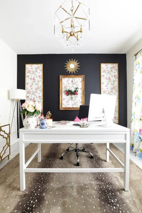 black accent wall ideas