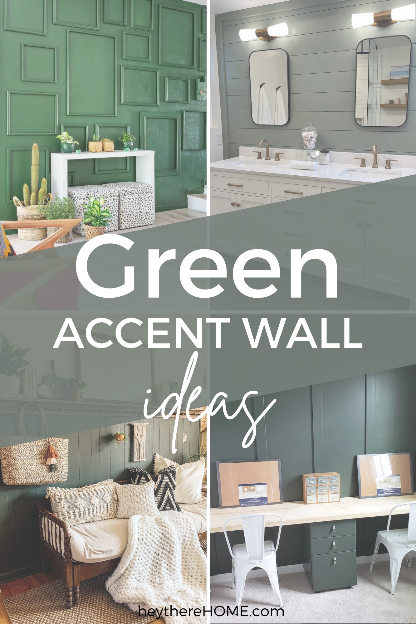 Gorgeous Green Accent Wall Ideas - Hey There, Home