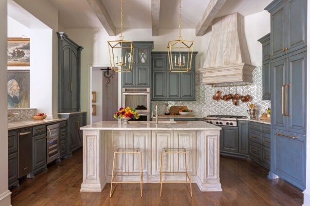 Sherwin Williams Slate Tile cabinets