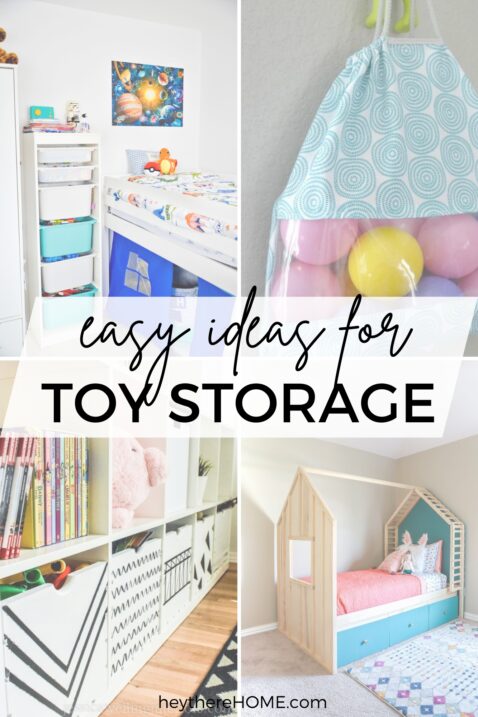 9 Easy Kids Toy Storage Ideas
