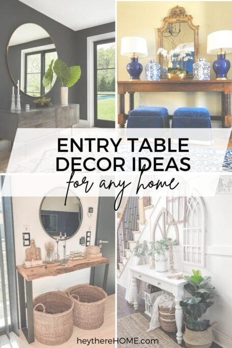 Entry Table Decor Ideas