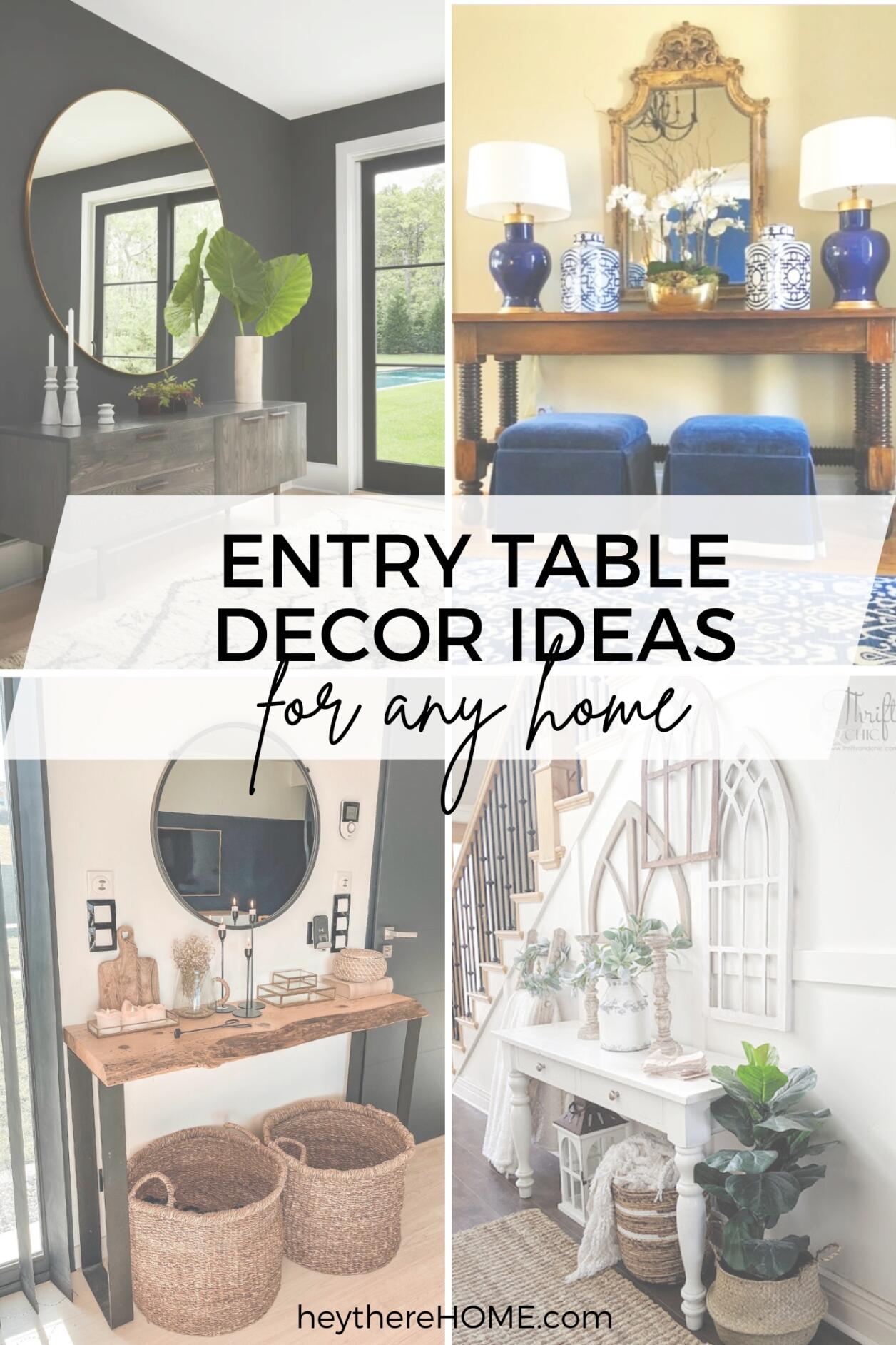 Simple Entry Table Decor Ideas for Every Style